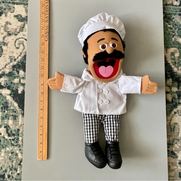 Silly Puppets Toys Silly Puppets Chef Luigi Hand Puppet 7 Preschool